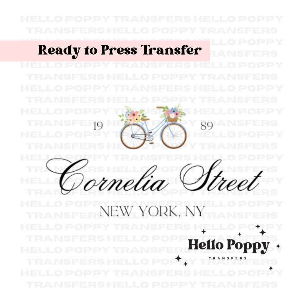 Cornelia Street Full Color Transfer